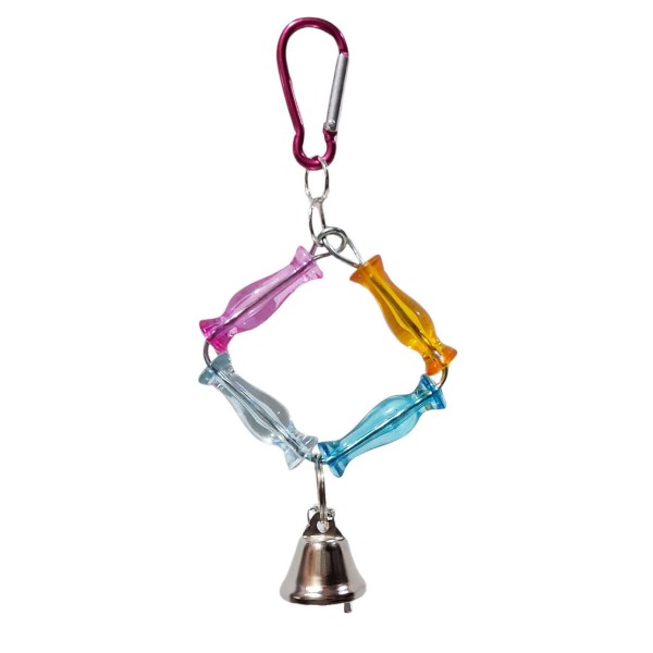 MIZOO ΠΑΙΧΝΙΔΙ ΚΟΥΝΙΑ ΜΕ ΚΟΥΔΟΥΝΑΚΙ ΓΙΑ ΠΑΠΑΓΑΛΑΚΙ 7X20CM